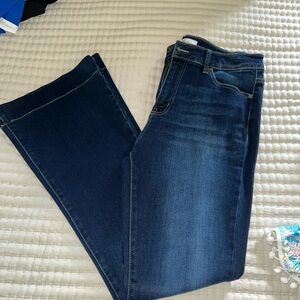 KanCan Blue Flare Wide Leg Jeans